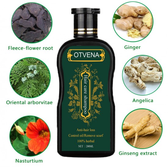 OTVENA natural anti hair loss hair growth oil control Anti-Dandruff Shampoo